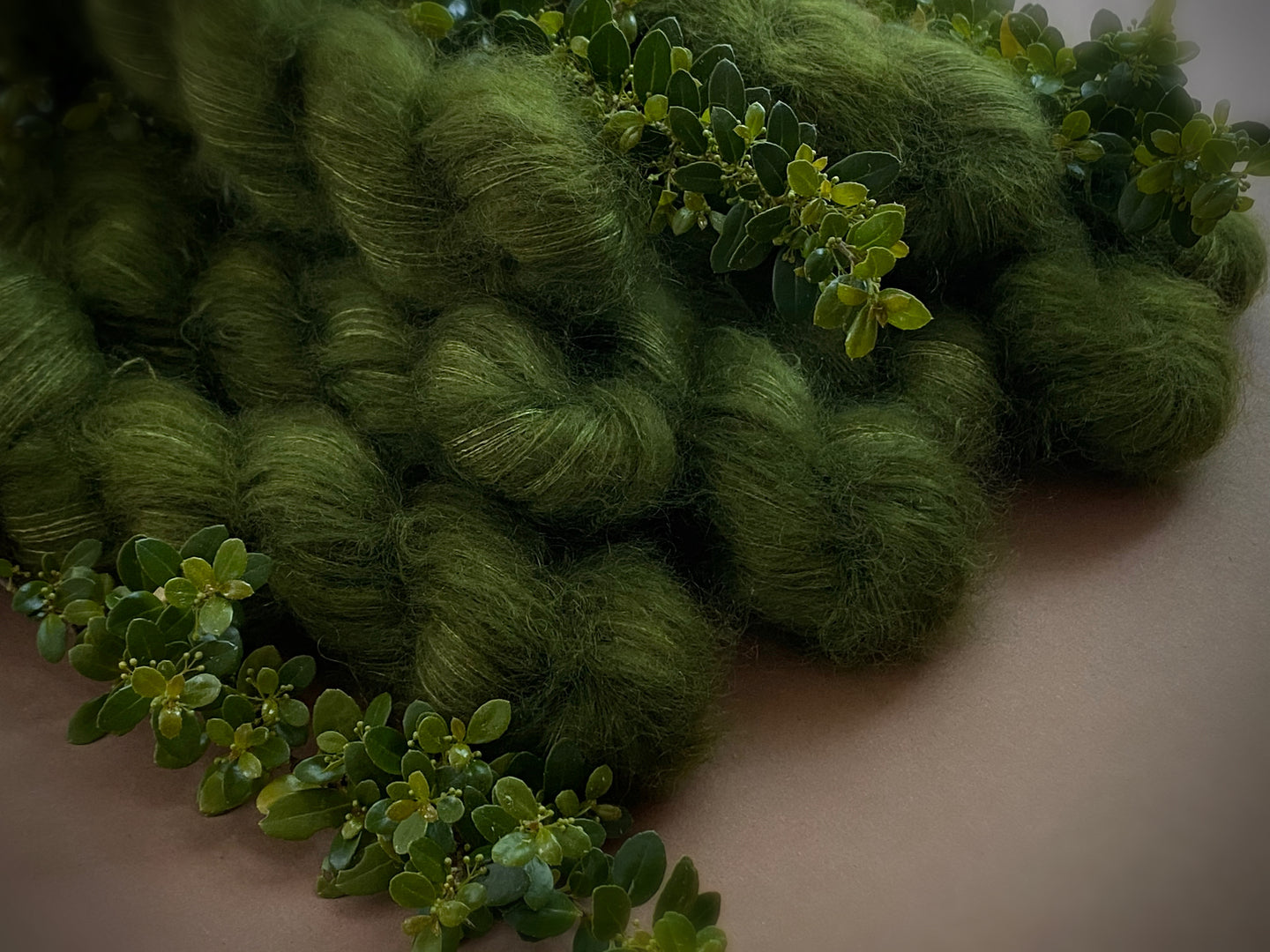 Greenstone. Lace Superfine Kid Mohair and Silk